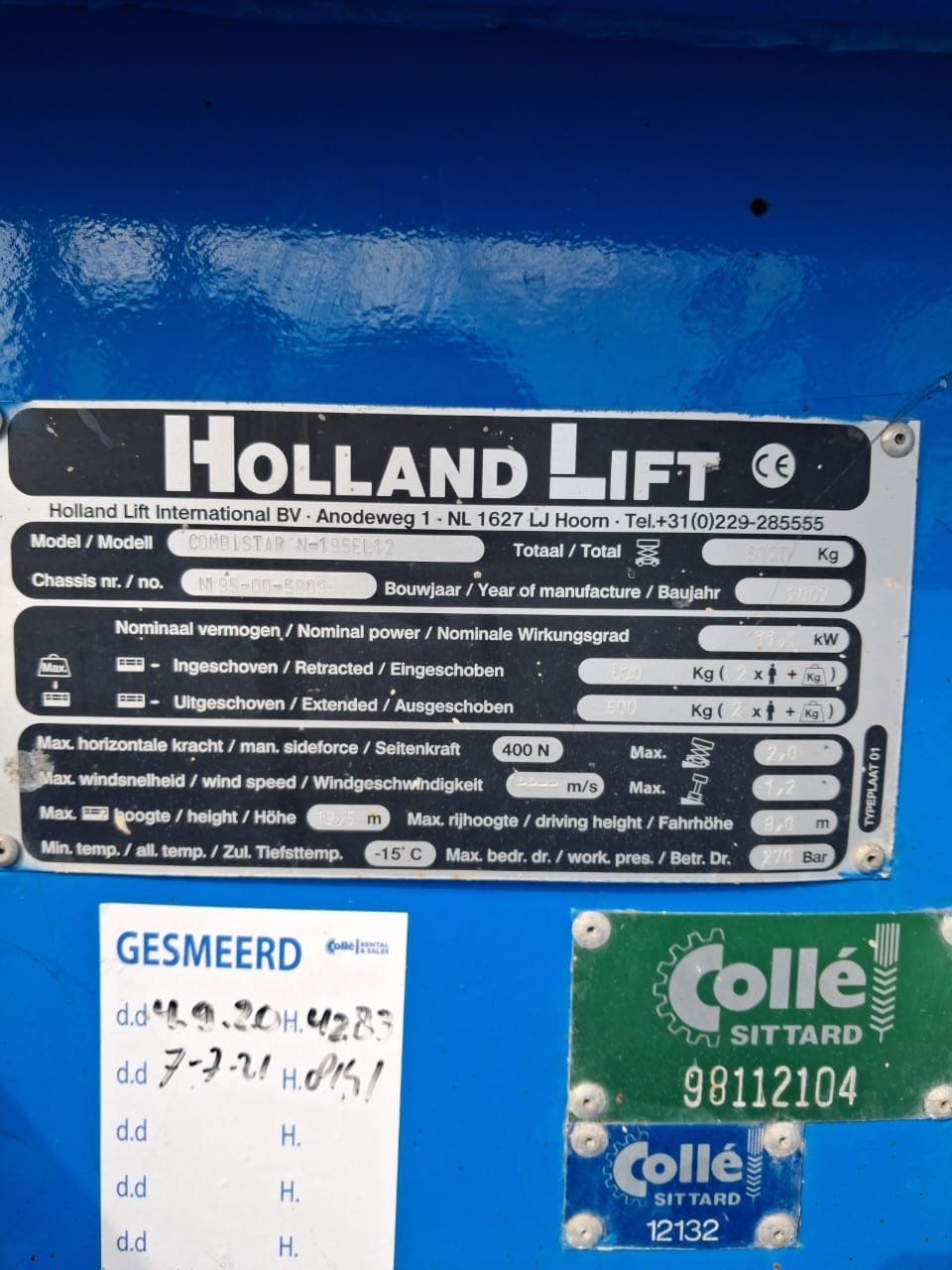 Platformë Elektrike LiftLux SL 180-12E2WD – 20 m – 2004 3